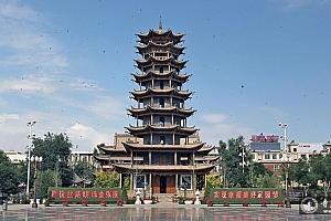 甘肃张掖木塔寺