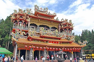 台湾嘉义县阿里山受镇宫